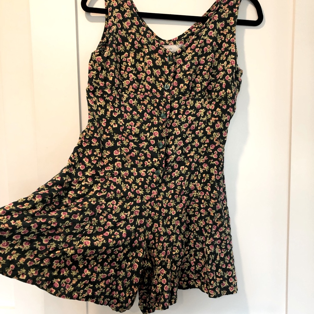 Floral Skort Romper